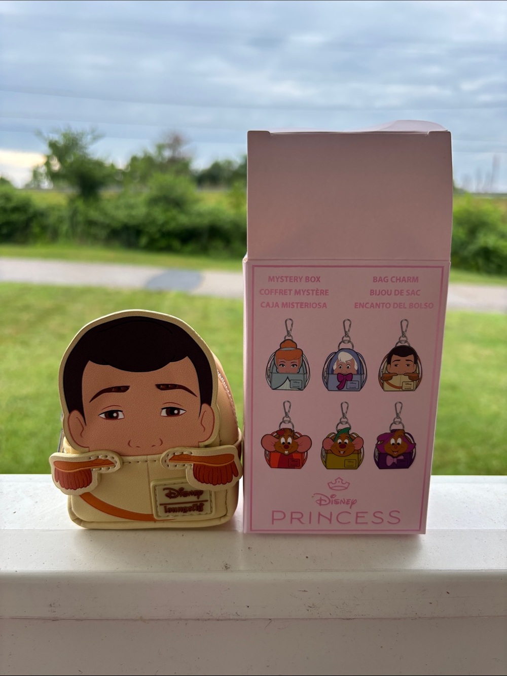 Disney Prince Bag Charm – Pink, Cream & Brown Accent